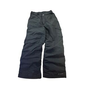 Columbia Kids Ski Snow Pants Black Size S Insulated Waterproof Winter Gear